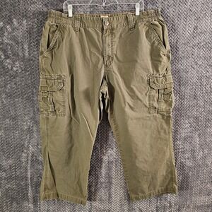 Red Head Brand Cargo Pants‎ Khaki Mens Size 42x30 Relaxed Fit Elastic Waist